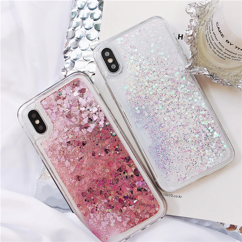 Liquid Glitter Soft Silicon Phone Case For Xiaomi Poco C31 C55 F2 F3 F4 F5 M2 M3 M4 M6 X2 X3 X4 NFC X5 Pro Bling Quicksand Cover