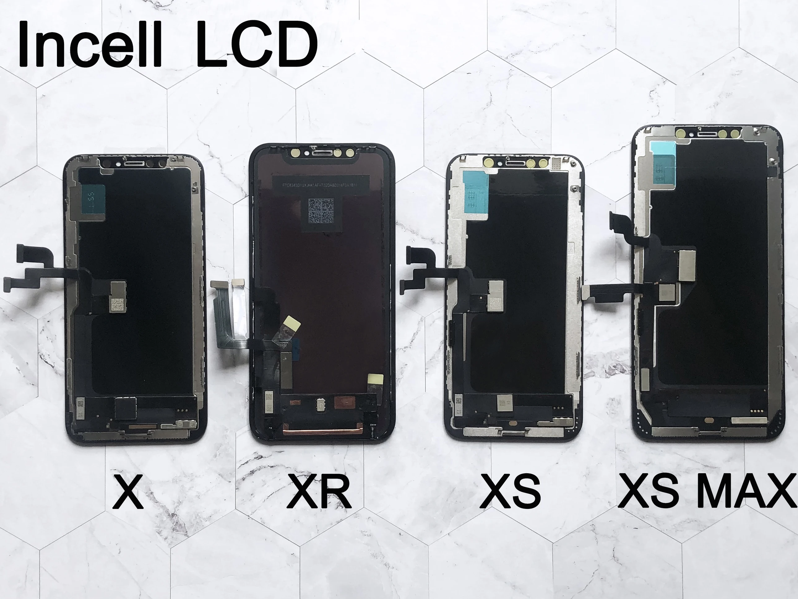 Pantalla LCD OLED AAA para iPhone X, XS, XR MAX, Inell LCD 11, digitalizador de pantalla táctil, piezas de montaje de repuesto OEM OLED