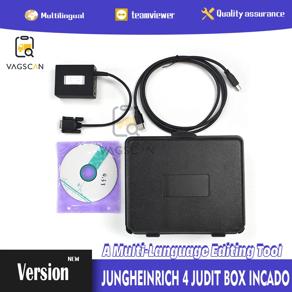 

Forklift Diagnostic Kit for Jungheinrich 4 Judit box Incado with Jungheinrich forklift diagnosis cables