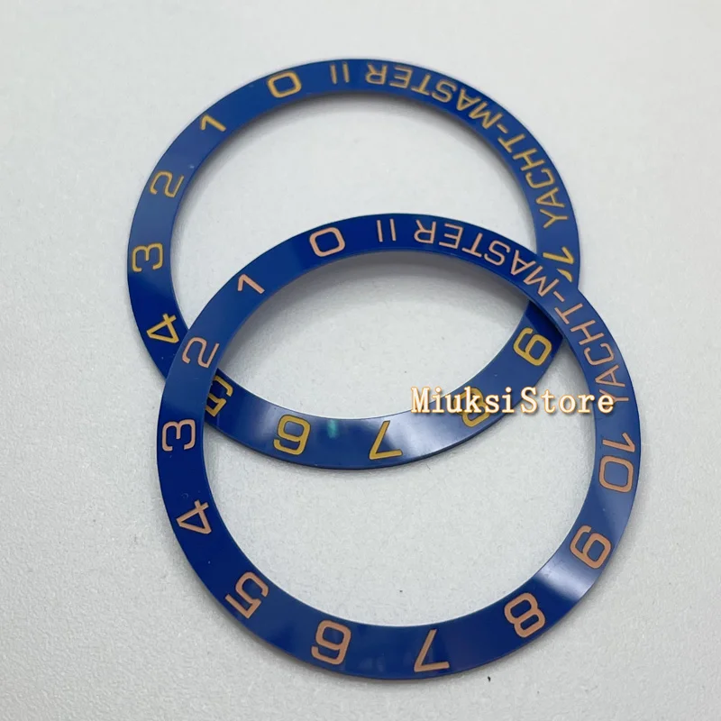 38mm/42mm  Watch bezel Blue Ceramic Watch bezel  Replacement Part Accessories