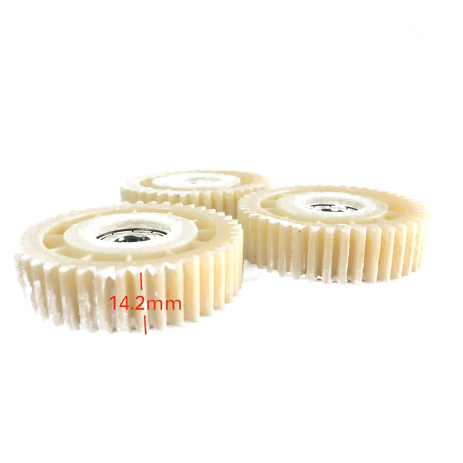 500W motoriduttore BPM Nylon Gear set pezzo di ricambio per sostituzione 42 denti 3 pezzi con anello elastico