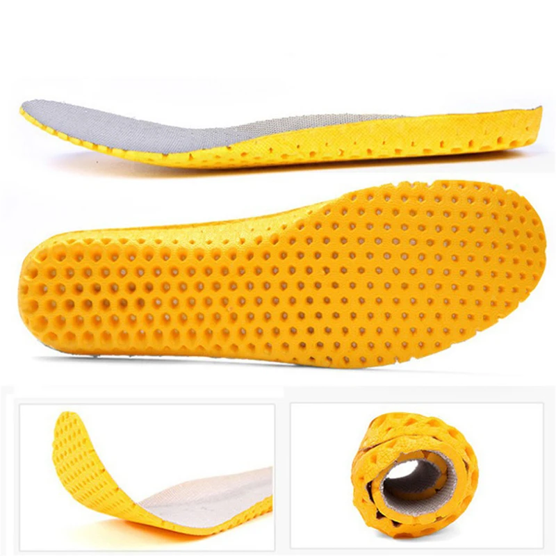 2PCS Insoles Orthopedic Memory Foam Sport Support Insert Woman Men Shoes Feet Soles Pad Orthotic Breathable Running Cushion