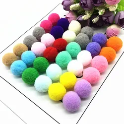 Pompom 8/10/15/20/25/30mm Plush Ball for Craft DIY Wedding Home Decoration Garment Sewing on Cloth Accessories Craft Supplies