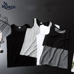 Ruoru S - 6XL Tomboy Chest Breast Binder Trans Vest Flat Breast Slim Shaper Lesbian Breathable Undershirt Bandage Tank Tops