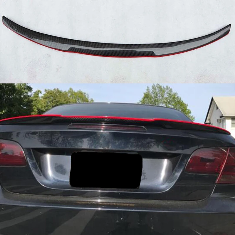 

E93 Modified M Style Carbon Fiber Red Line Rear Trunk Luggage Compartment Spoiler Car Wing For BMW E93 2007~2013