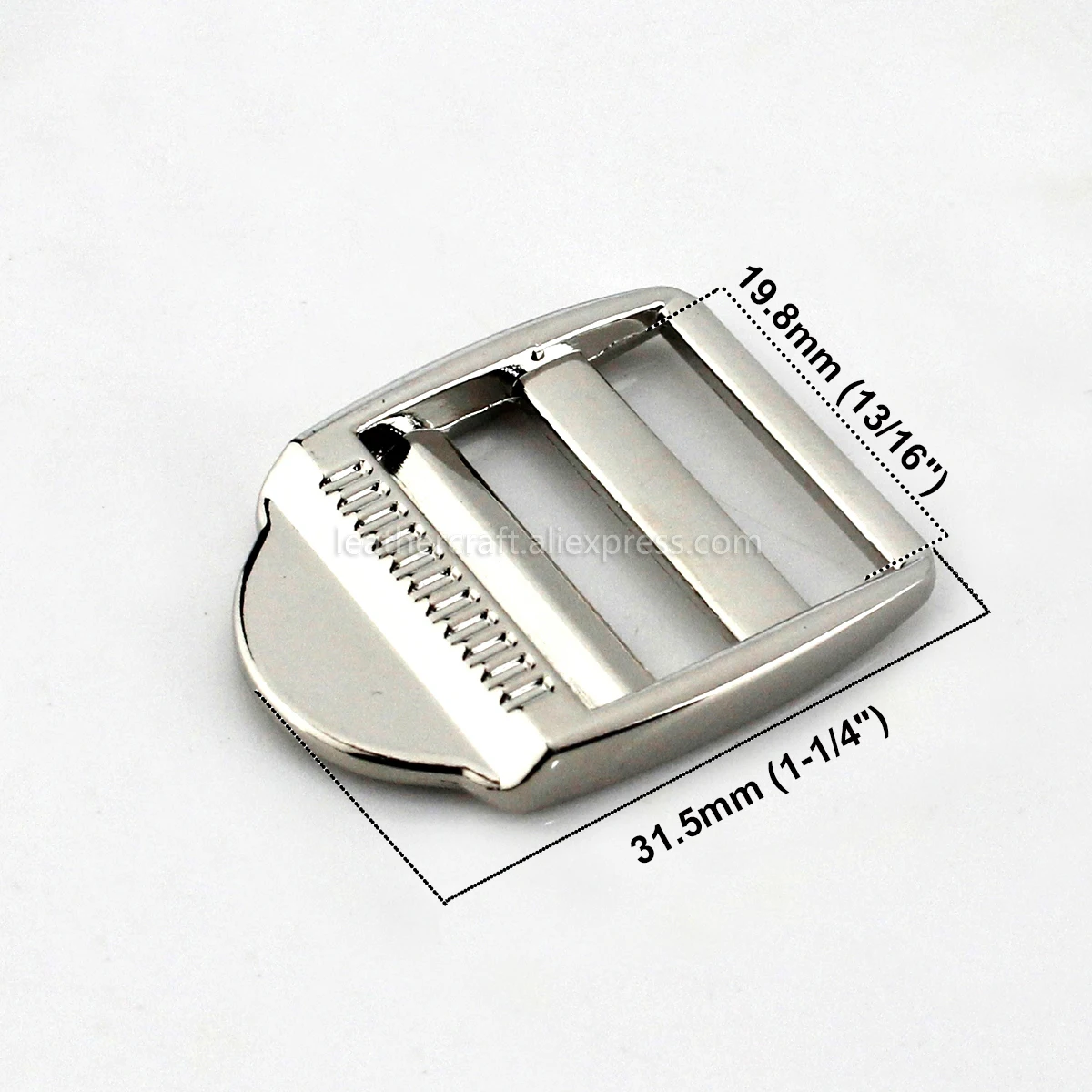 1piece Metal Bag Strap Adjustment Buckle Tri-glider for Webbing Backpack Leather Craft Purse Pet Collar Clasp Accessories