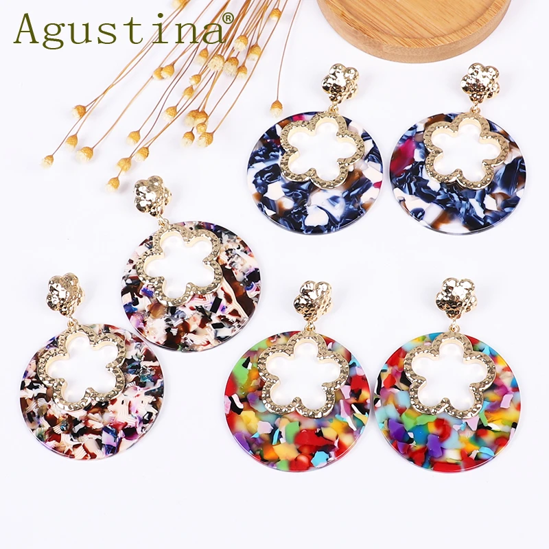 Agustina Fiower Fashion Earrings Jewelry Girls Drop Earrings For Women Punk Earrings Bohemian Earring Stud Earings Wholesale New