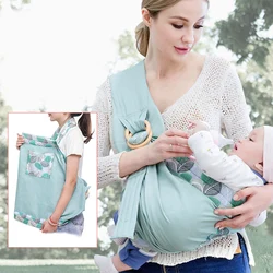 0-36M Baby Carrier Newborn Sling Dual Use Infant  Nursing Cover Carrier Mesh Fabric Breastfeeding Ergonomic Kangaroo Baby Wrap