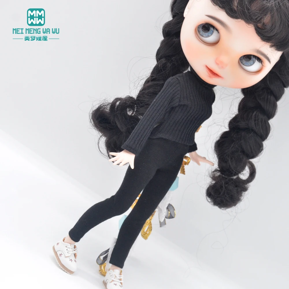 Passend für Blyth Azone OB22 OB24 Puppenkleidung und Zubehör, bonbonfarbener Rollkragenpullover, Leggings – Detail 26
