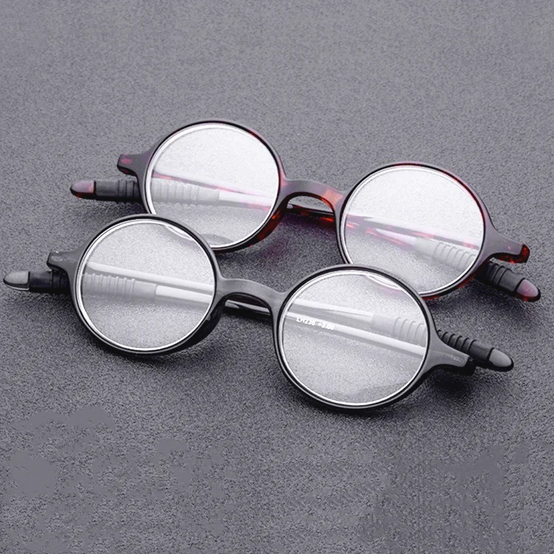 High Quality Currently Wholesale Reading Glasses Round Frame TR90 Ultra-Light Super Elastic Anti-Fatigue Presbyopia Glasses 175