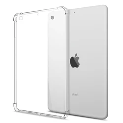Shockproof Silicone Case For iPad Air 2 9.7‘’ 2014 A1566 A1567 air2 9.7 TPU Flexible Bumper Clear Transparent Back Cover