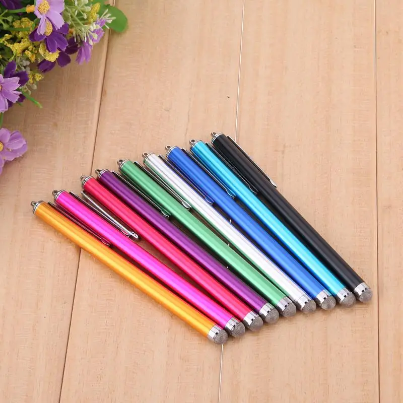Touch Screen Pen Capacitive Pen Metal Mesh Micro-Fiber Tip Touch Screen Stylus Pens for iPhone iPad Samsung Tablet Phone