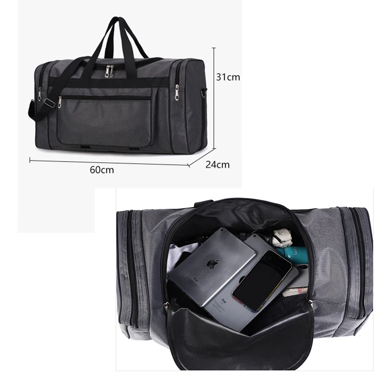 Big Sports Fitness Bag Men Gym Yoga Bag Travel Duffle Handbag for Women Weekend Bags Blosa Waterproof Sac De Sport Shoulder Bag