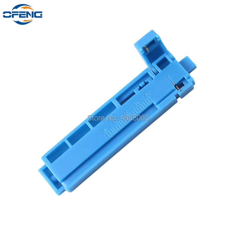 2 in 1 Fixed rail strip length Guiding rail fiber optic cable stripper  cutting guide Optical Fiber tool Fiber Cable fixture