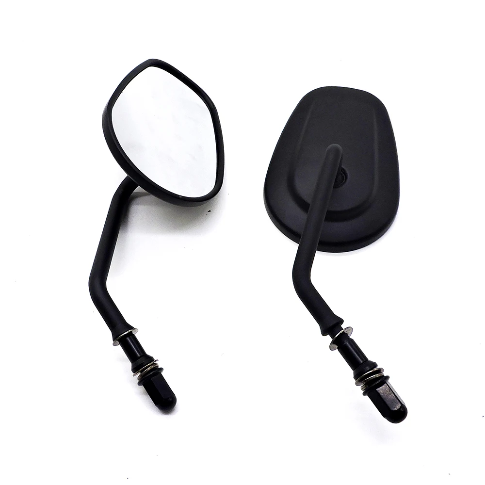 TCMT 8mm Black Rear View Mirrors Fits For Harley Davidson XL1200L XL883 XL883L Sportster
