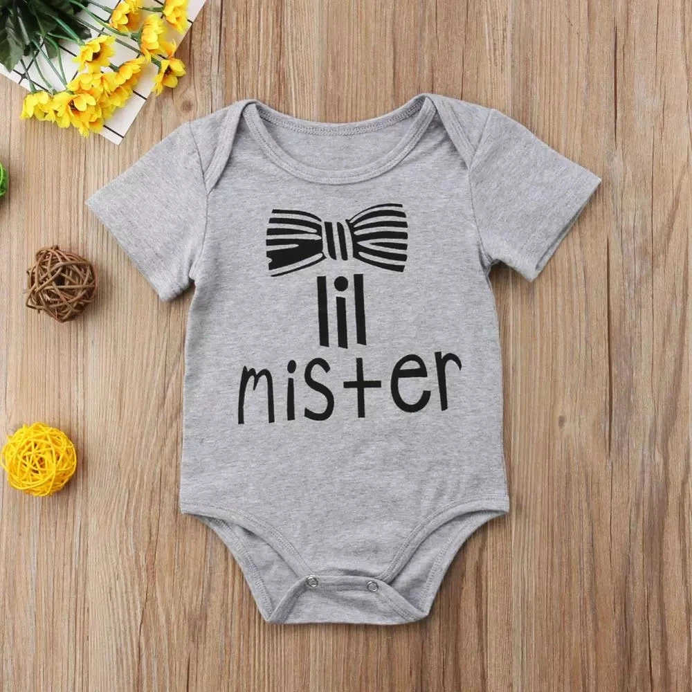 Big Sister Shirt and Little Brother Bodysuit Sibling Matching Outfits Big Sister Lil Mister Girl Tees Newborn Romper Clothes