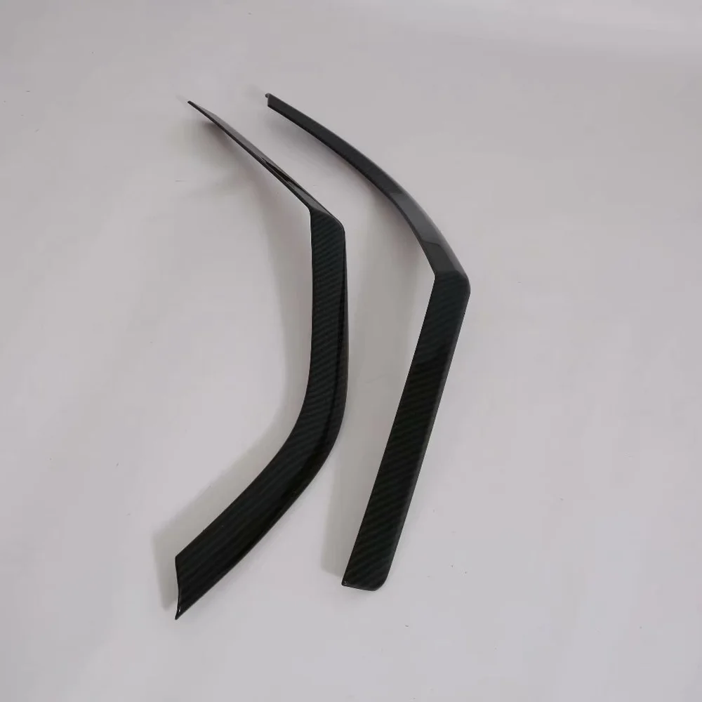 For Hyundai Santa Fe 2019 2020 Accessories Car Rear Fog Light Trim Strips decoration cover Exterior Eyebrow Eyelid Strip styling