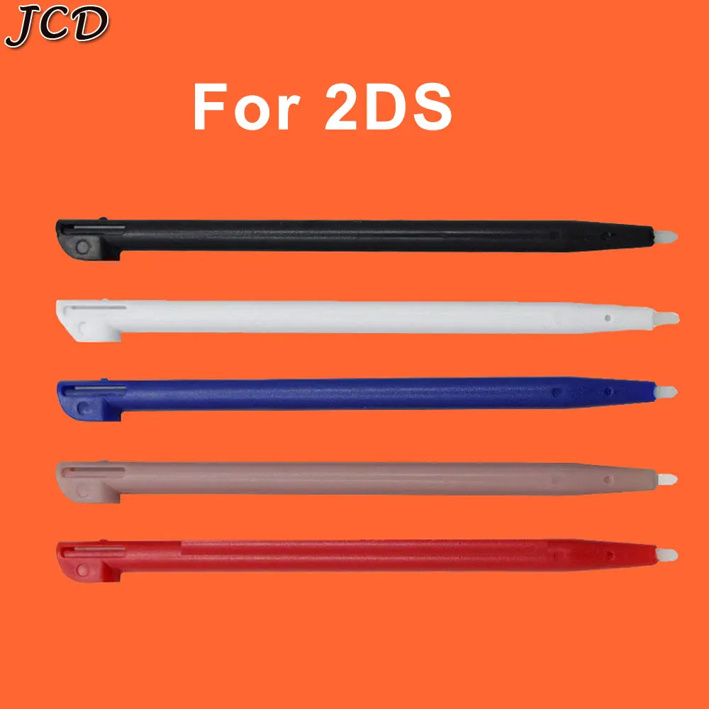 JCD Plastic Stylus Pen Screen Touch Pen For 2DS Game Console Touch Screen Stylus Pen For 2DS Black Blue Red