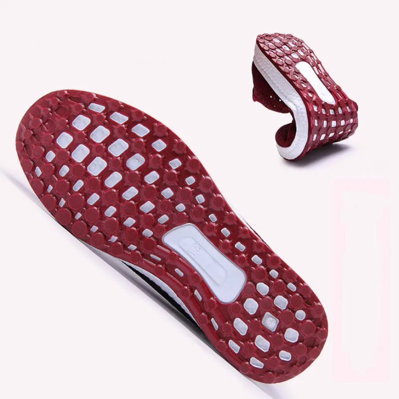 Knitted Women's Shoes Summer Old Beijing Cloth Art Breathable Hollow Knitted New Leisure Sports Shoes Middle Aged Women's Shoes