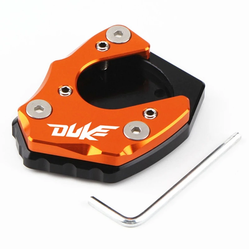 Kickstand Foot Side Stand Extension Pad Support Plate Enlarge For DUKE125 DUKE200 DUKE390 RC390 DUKE 125 200 390 RC 390 CNC