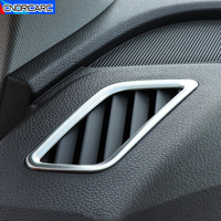 Dashboard Air Outlet Vent Frame Decoration Decals Car Styling For Audi Q5 FY 2018-2022 LHD Stainless Steel Interior Accessories