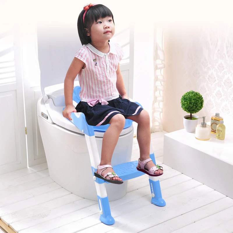 Baby Potty Training Seat Children\'s Potty Baby Toilet Seat With Adjustable Infant Toilet Training Folding Seat Wc Accessories