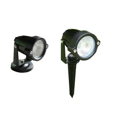 3W 5W Outdoor Garden Landscape Light 220V 110V DC12V LED Spike Lawn Lamp COB Waterproof Path Spotlights
