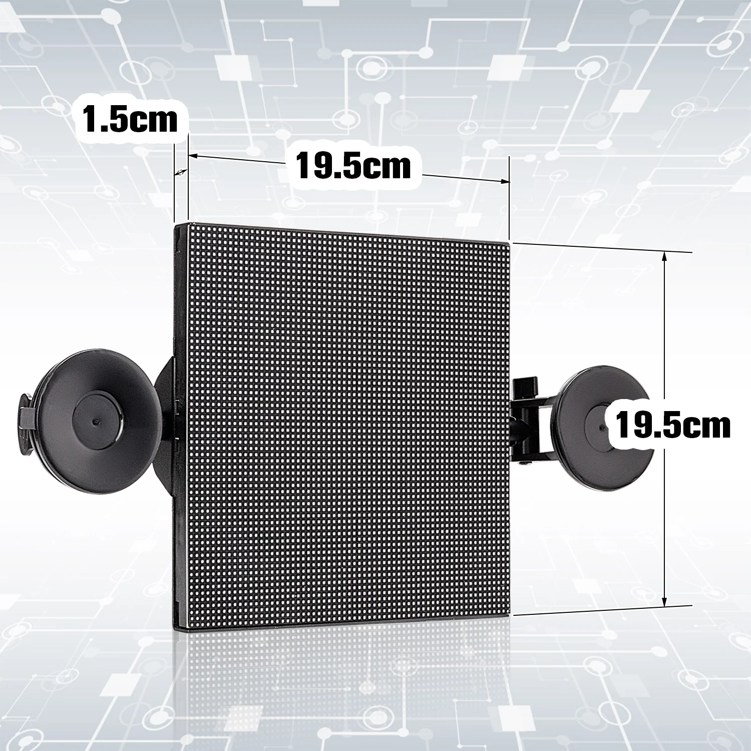 12V WiFi Led Matrix Car Sign Led Screen RGB Full Color Display Your Custom Messages Sign Maker DIY Display Programmable Message