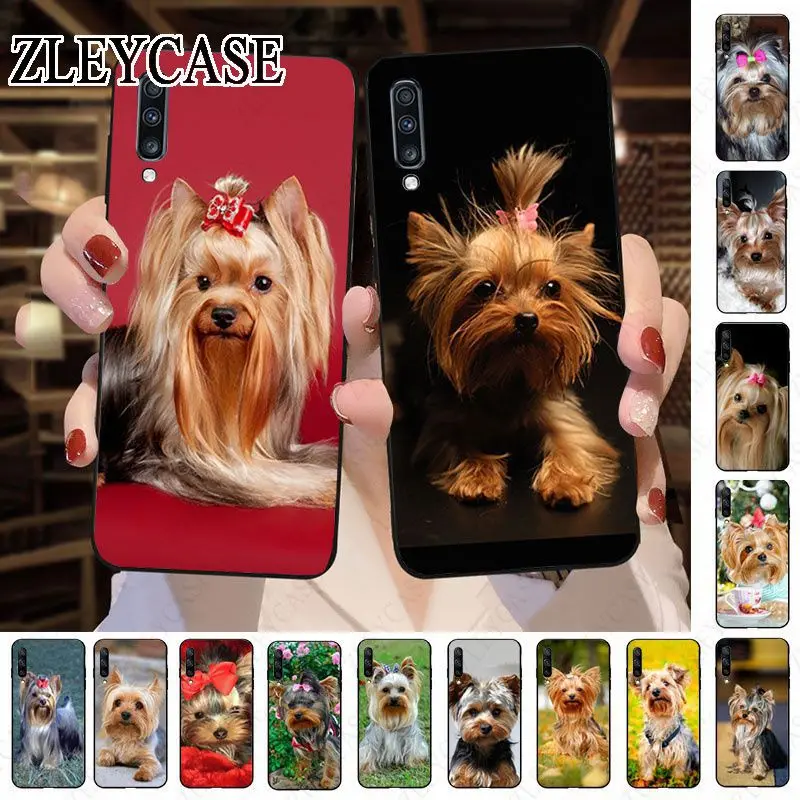 yorkshire terrier dog puppy Phone Case For Samsung Galaxy A12 A13 A14 A20S A21S A22 A23 A32 A50 A51 A52 A53 A70 A71 A73 5G Cover