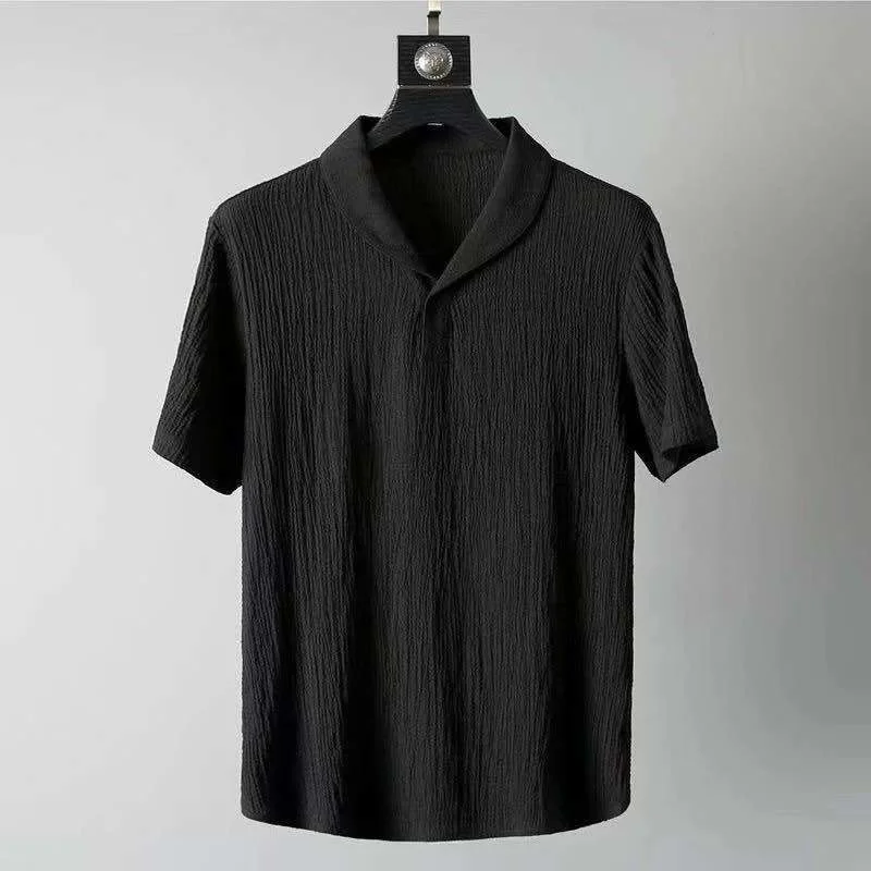Fato de treino branco luxuoso masculino, calças de manga curta, terno fino de lazer, moda esportiva high-end, streetwear de ginástica, verão