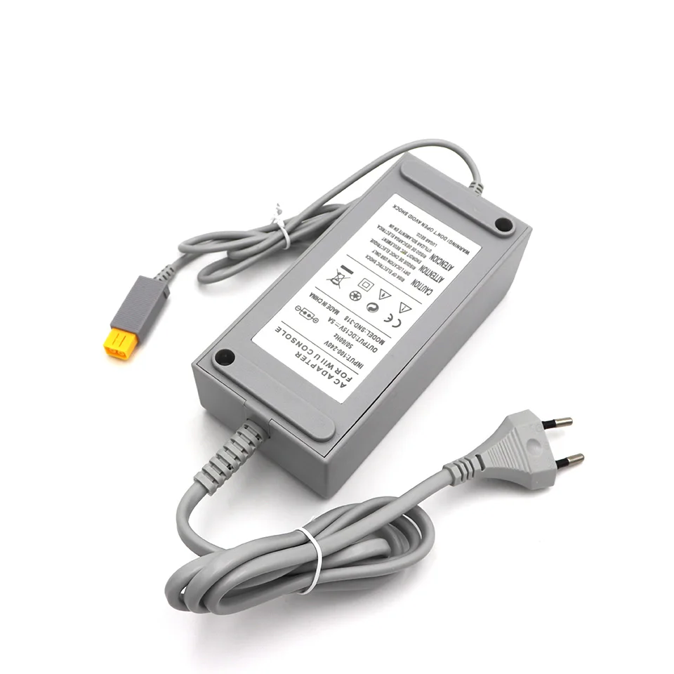 Adattatore di alimentazione ca cavo di ricarica caricabatterie spina ue usa adatto per Nintendo Wii U Console cavo adattatore di alimentazione caricabatterie da gioco
