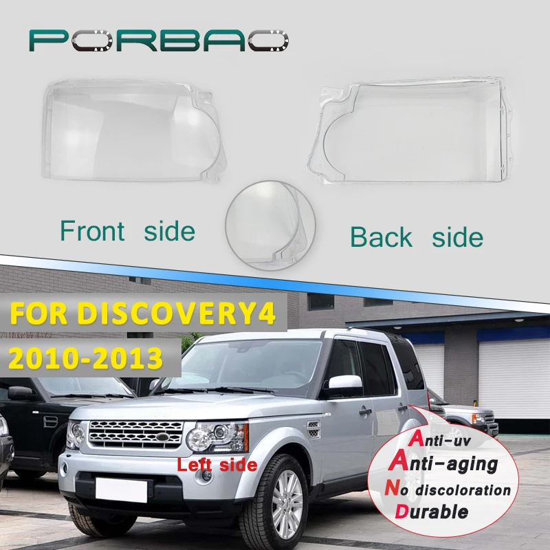 

Headlight Lens Cover for DISCOVERY 4 Car 4Doors Transparent Glass 2010 2011 2012 2013 Headlamp Lampshade Replacement Parts