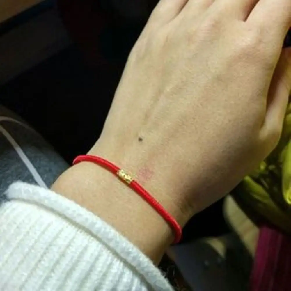 Pure 999 24K Yellow Gold 3D Bead DIY Bracelet Necklace Carved Round Tube Long Bead Pendant For Men Women