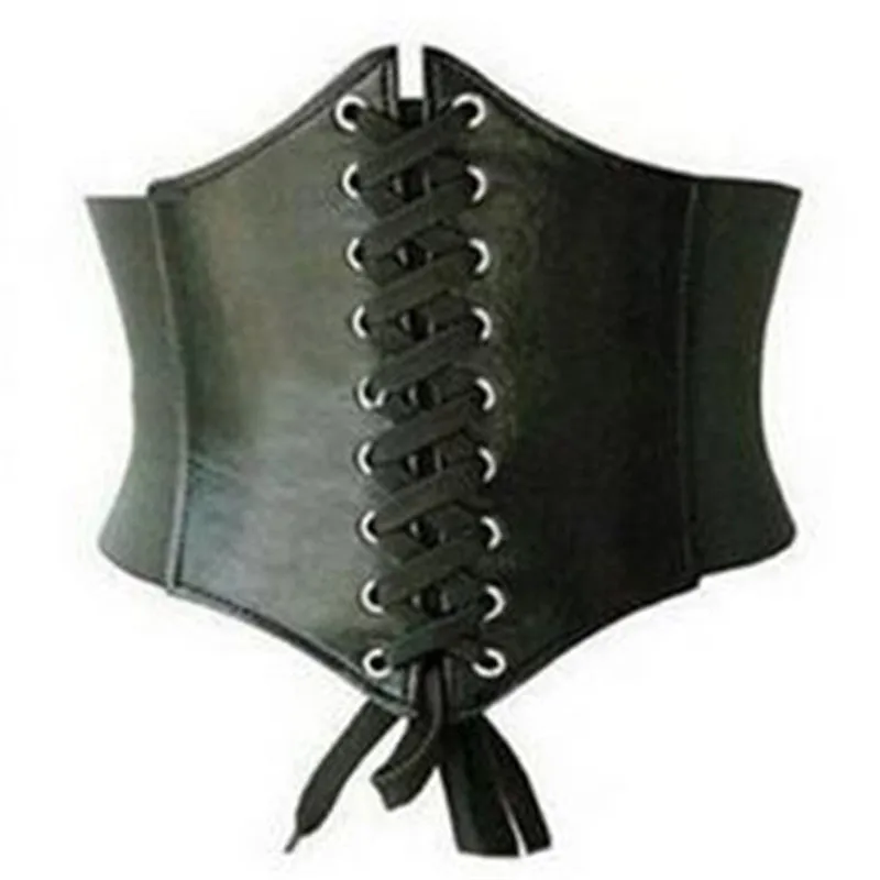 สีดำเอวกว้างเข็มขัดลูกไม้ผู้หญิง Underbust ผู้หญิง Shape Corset