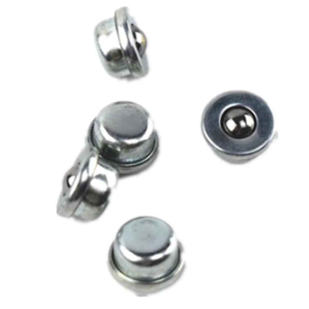 10pcs Dia 8mm Ball Metal Transfer Bearing Unit Conveyor Roller CY-8H