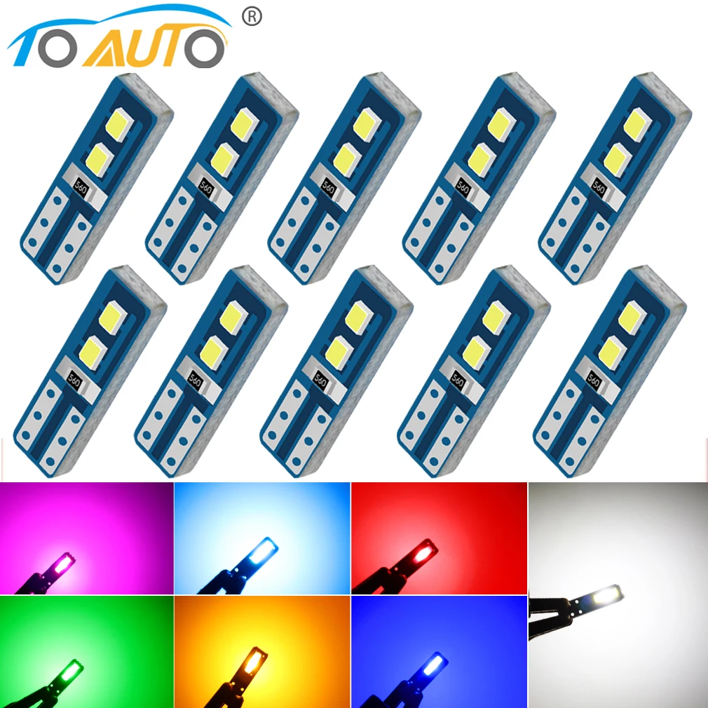 10Pcs T5 Led Bulb W…