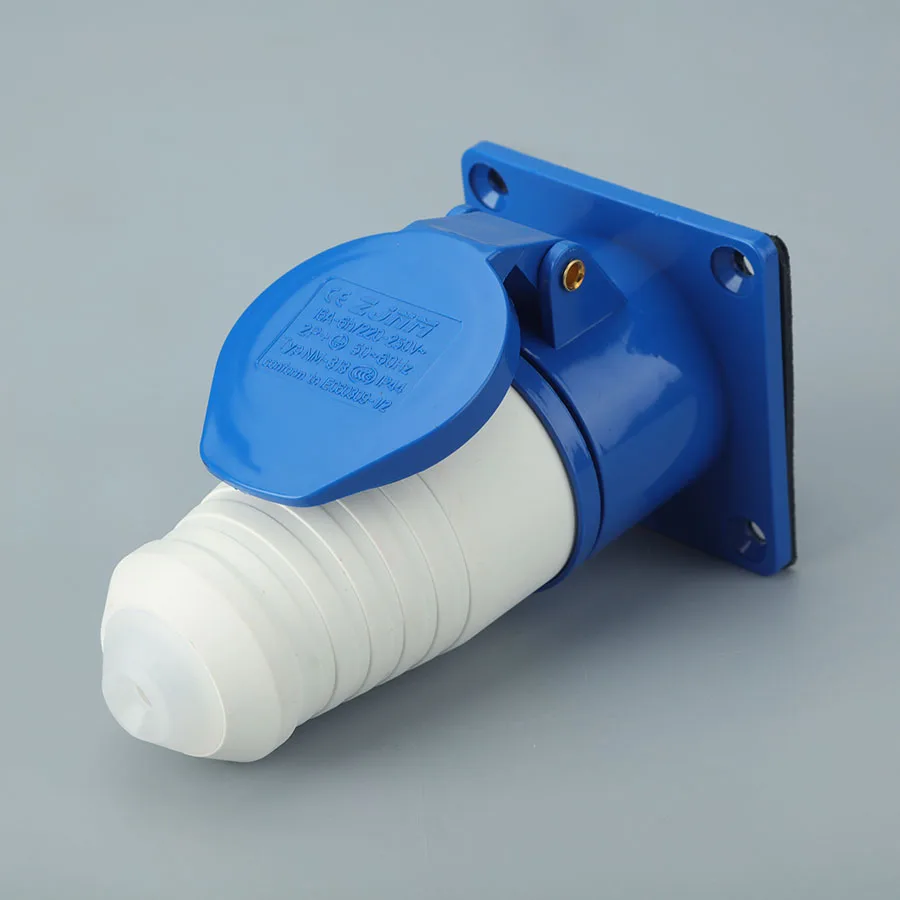Connecteur Électrique Mâle Femelle Étanche IP44, 16A/32A 3P/4P/5P, Prise Industrielle Haute Puissance 380V