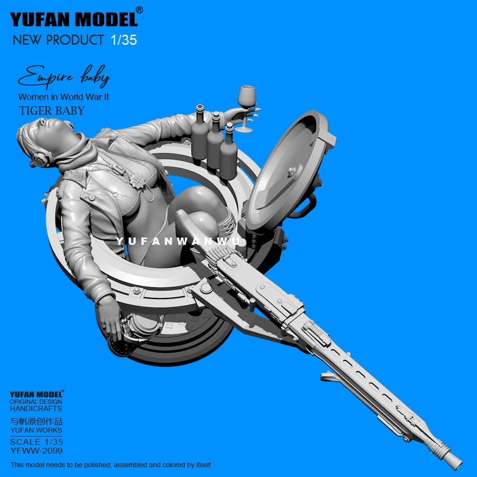 1/35 YUFAN Resin model kits figure colorless and self-assembled YFWW-2099