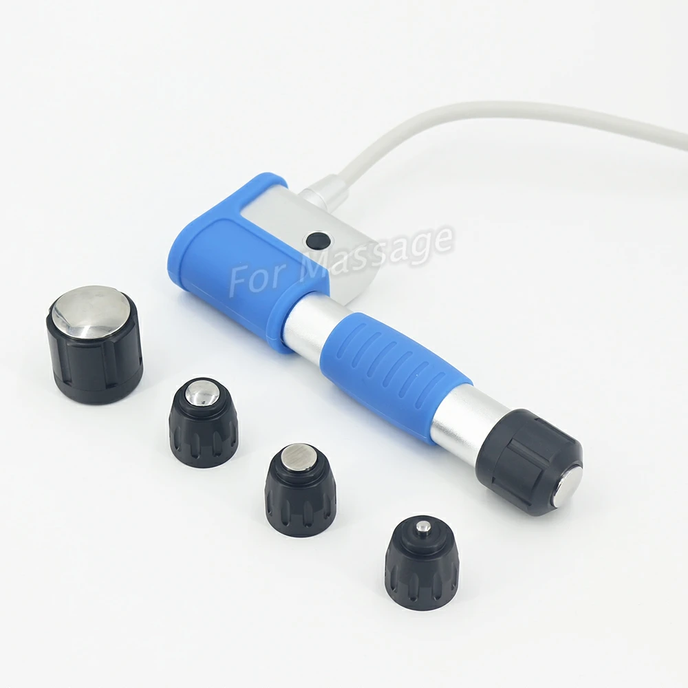 Top Quality Pneumatic Shockwave Therapy Machine  Replacement Accessories Function Heads Spare Parts Probes Shock Wave Handle