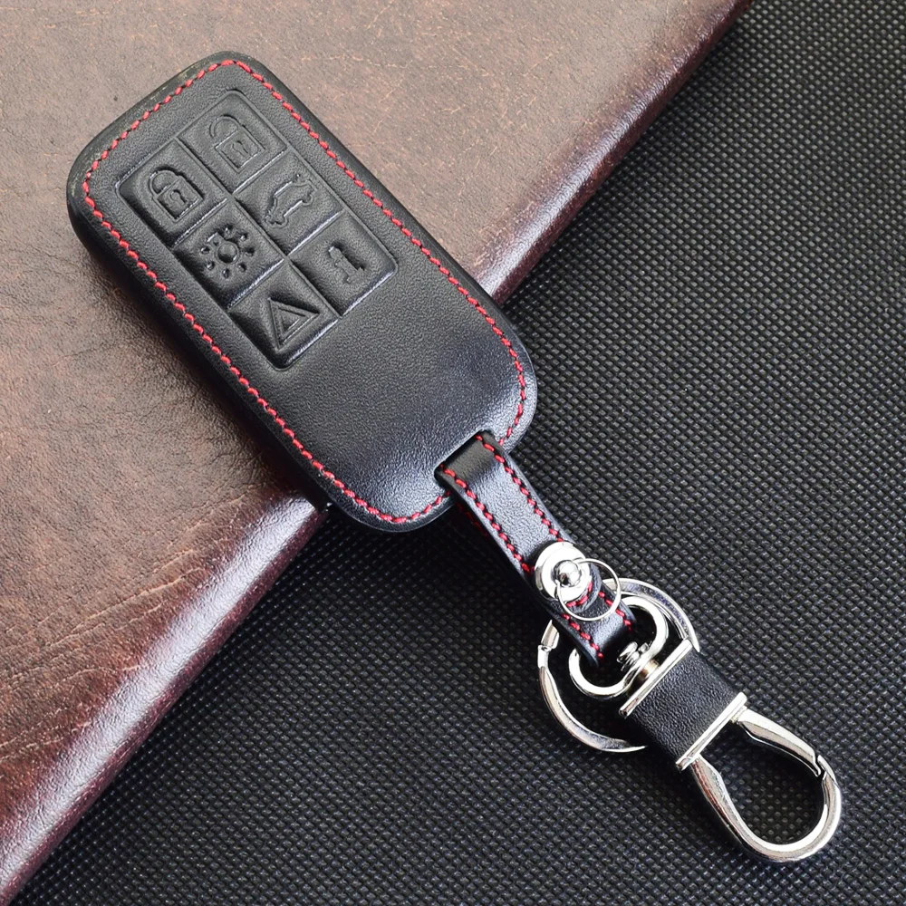 Leder Auto Schlüssel Abdeckung Tasche Für Volvo XC70 XC60 V70 V60 S80 S60 V40 Schlüsselbund Halter Smart Keyless Fernbedienung Fobs Shell schutz Fall – Detail 4