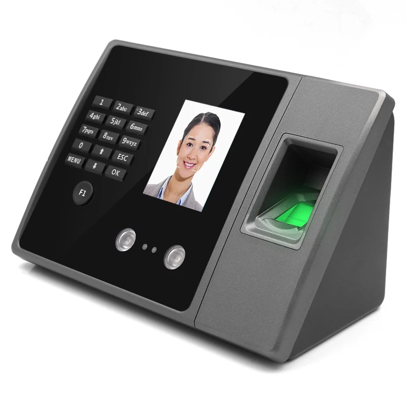 FA20 Face Recognition Time Attendance Machine Fingerprint Face Clock In Machine Finger Sign In Access Control Machine 5V 1A