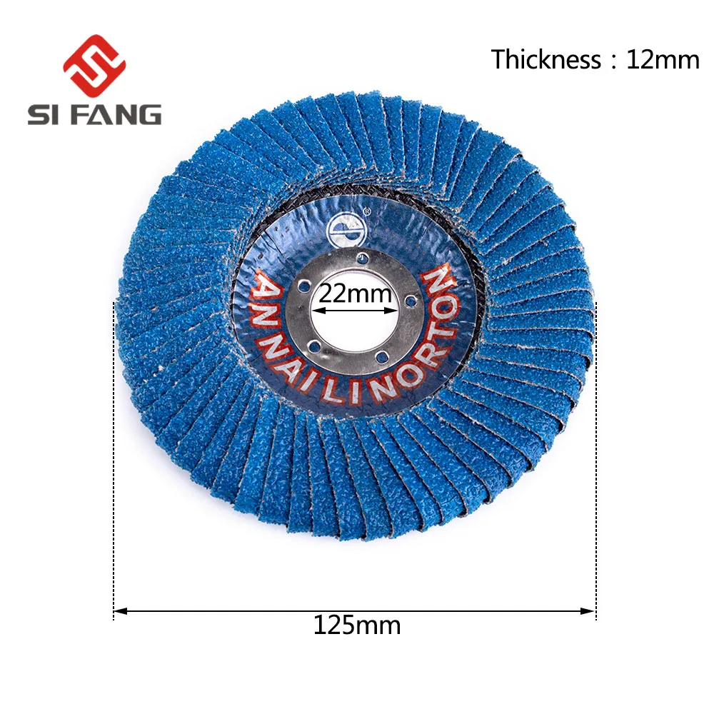 125mm Professional Flap Discs Sanding Discs 60Grit Grinding Wheels Blades For Angle Grinder Abrasive Tool 2/5/10PCS