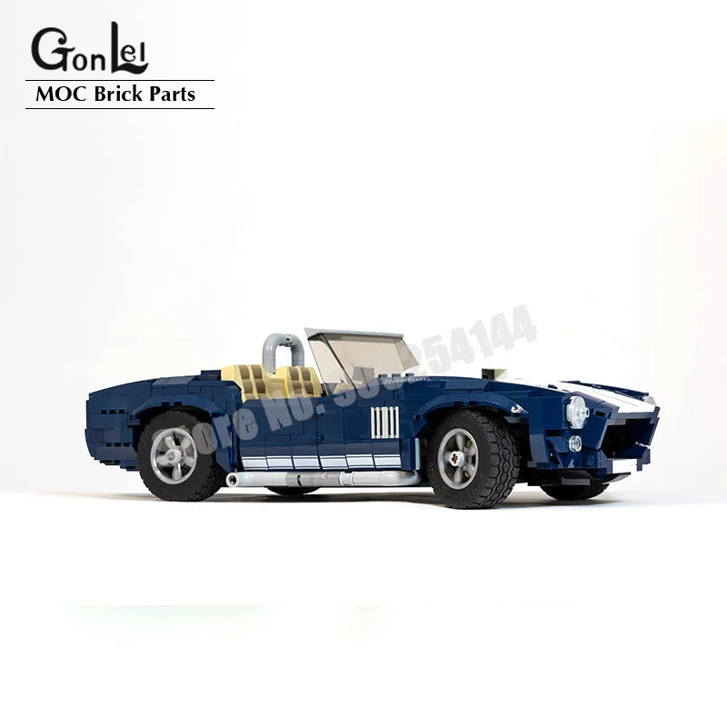 Neue mod 10265 pickup gt04 cobra roadster sportwagen modell baustein montiert diy ziegel spielzeug jungen geburtstags geschenke