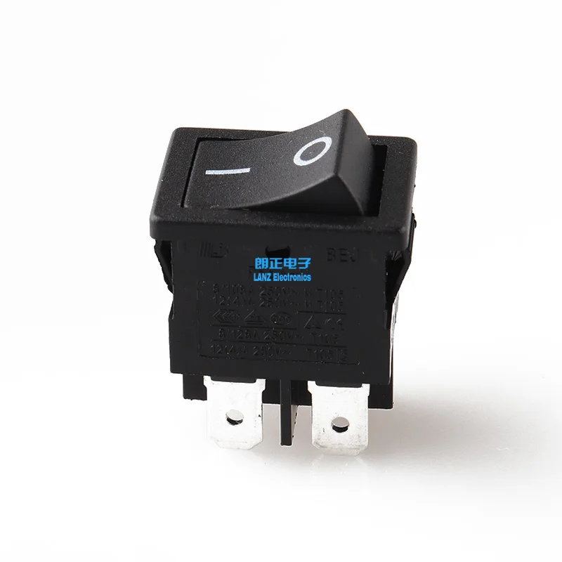 KCD1-201 Beleuchtet Rocker Schalter 4Pins mit Lampe AUF-OFF