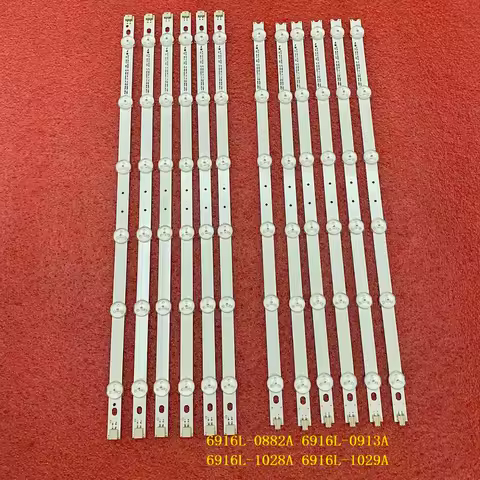 12 PCS/set LED backlight strip for TV 42LM340T 42LM3700 42LS3400 42LM3400 6916L-0882A 0913A 6916L-1028A 1029A LC420DUN SE R2