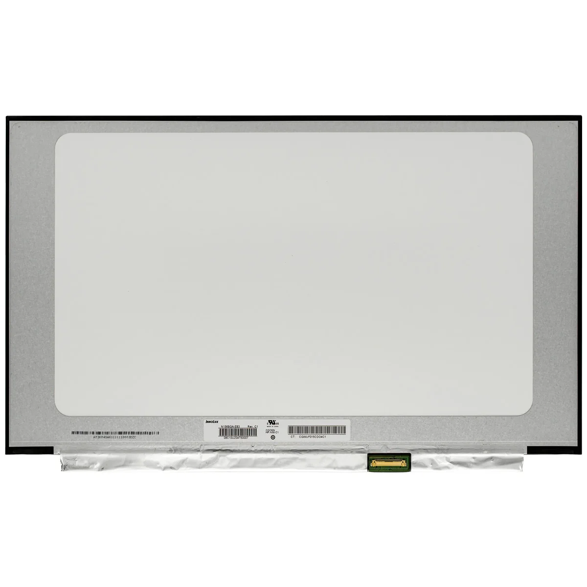 Imagem -02 - Polegadas Magro Portátil Tela Lcd N156bga-eb3 Rev. c1 hd 1366x768 Matriz Painel de Exibição Led Brilhante sem Furos de Parafuso 30 Pinos Edp 15.6