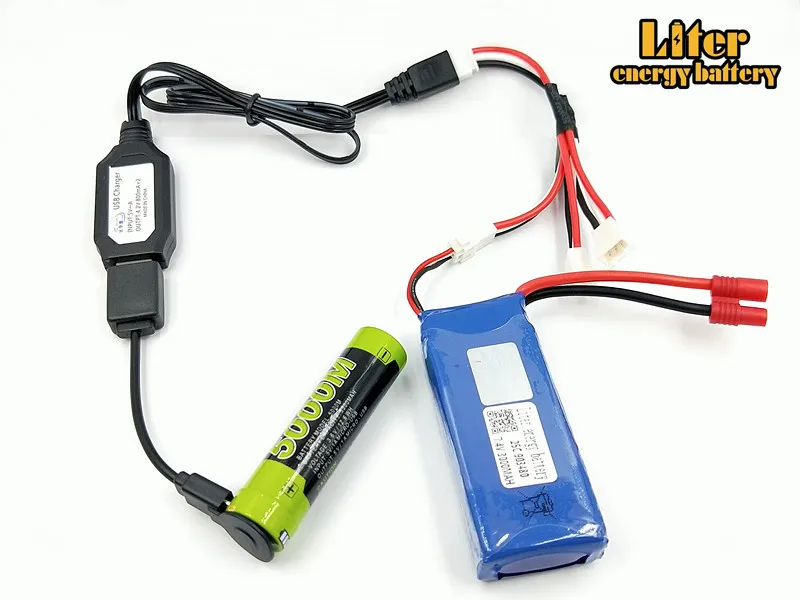 X8C parts charger battery X8W X8G X8HC X8HW X8HG 7.4V 3000mah 903480 RC Quadcopter spare parts Charger+1 to 3 wire+ 3 battery