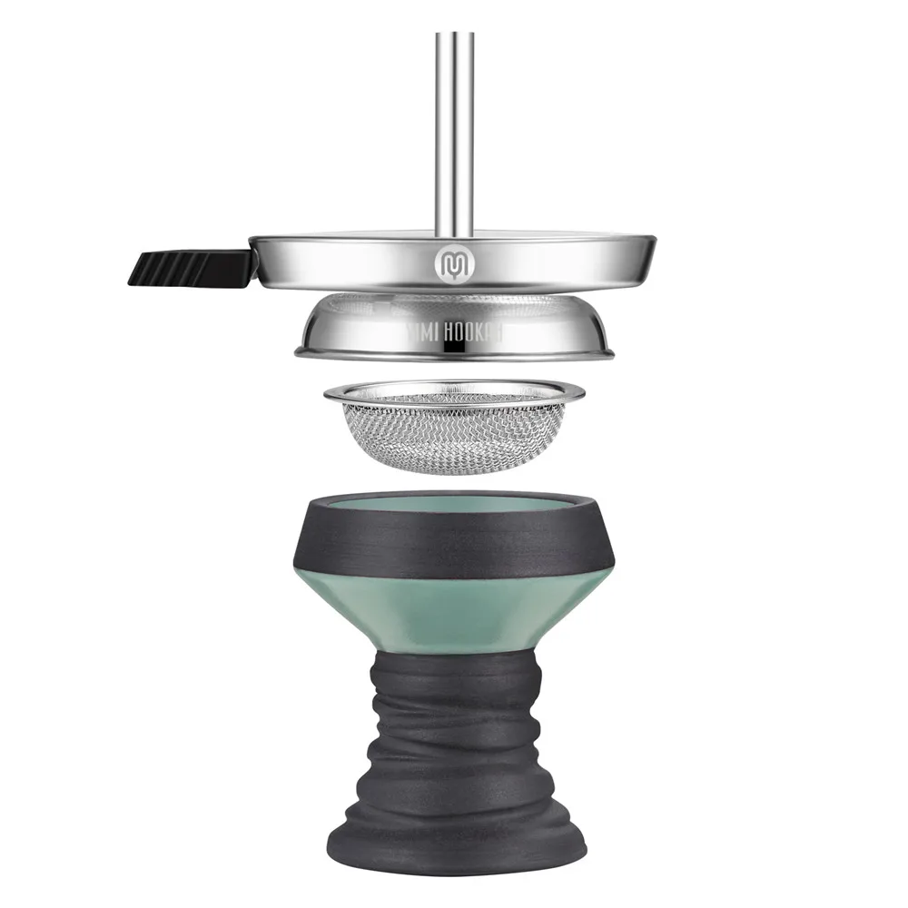 Yimi Hookah Premium Stone Shisha Head With Charcoal Holder Pipe Screen Shisha Bowl Chicha Accessories