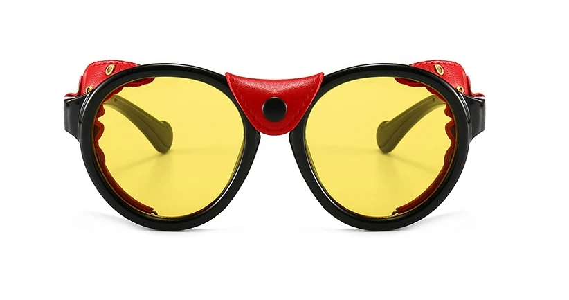 46311 Steam Punk Oval Winddicht Goggle Sonnenbrille Vintage Herren Damen Shades UV400 Vintage Brille – Detail 9