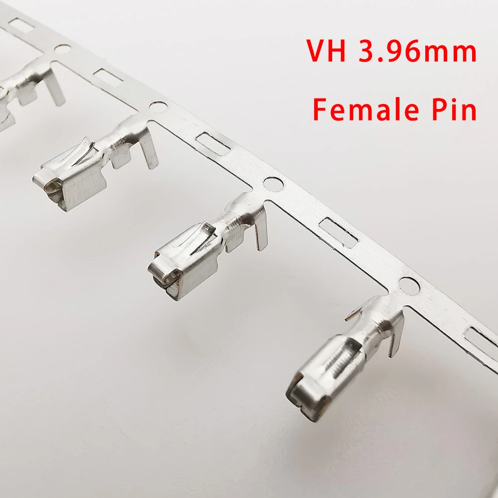 50/100Pcs JST VH3.96 Connector Metal VH 3.96mm Female Pin Crimp Terminal Wire Cable Connector For VH3.96 Female Socket Housing